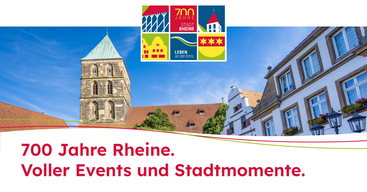 700 Jahre Stadt Rheine | Das Jubiläumsjahr 2027